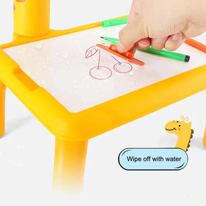 Mesa con Proyector de Dibujos para Niños